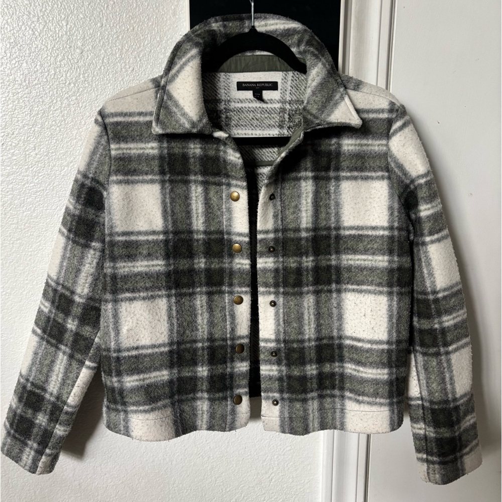 Banana Republic plaid jacket